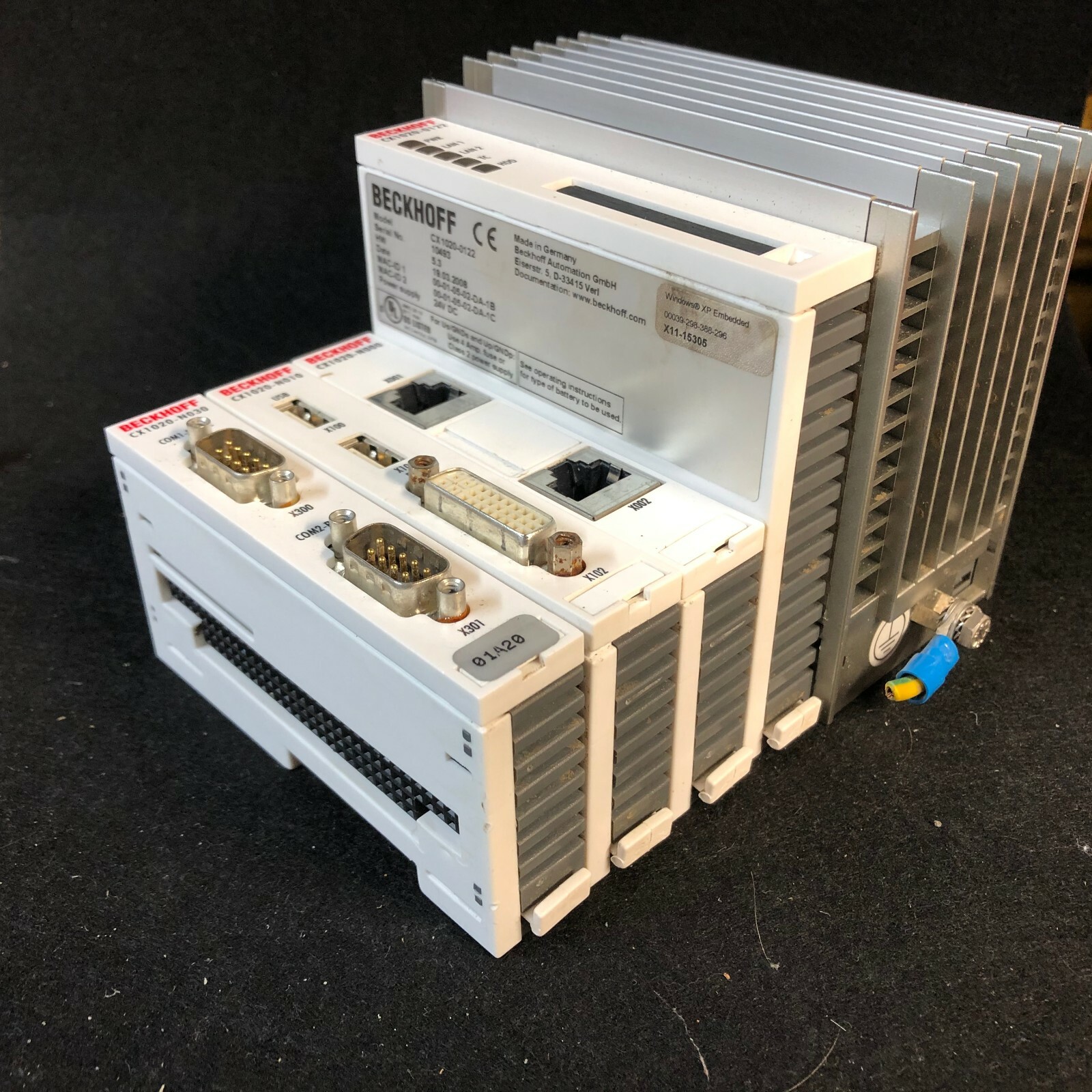 Beckhoff CX1020-0122-1001 / CX102001221001 CPU Module - Used Beckhoff CX1020-0122-1001 / CX102001221001 CPU Module - Used