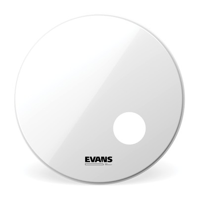 Evans EQ3 Resonant Smooth White Bass Drum Head 20 Inch