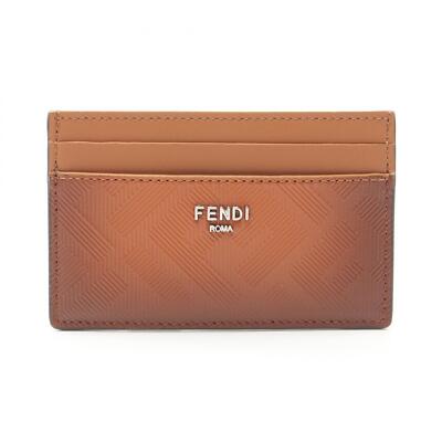 ★関税込★FENDI★Leather Gusseted Card Holder Brown★ $_1.JPG?set_id=2