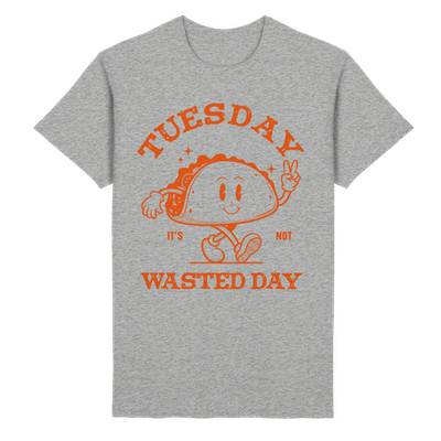 T-Shirt Tuesday Retro  / Funny Taco Art Shirt / Heavy Cotton T-Shirt