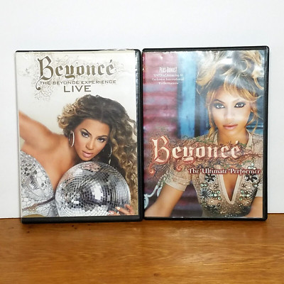 Lot of 2 BEYONCE DVDs: THE BEYONCE EXPERIENCE LIVE, THE ULTIMATE PERFORMER