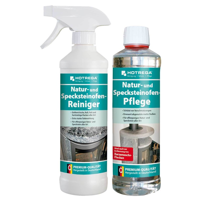 Hotrega Specksteinofen & Natursteinofen Reiniger Pflege Schutz Reinigung Ofen