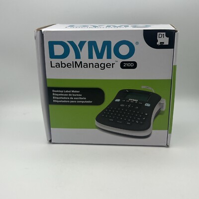 DYMO 2175085 LabelManager 210D 2 Lines 6.1'' x 6.5'' x 2.5'' Label Maker New