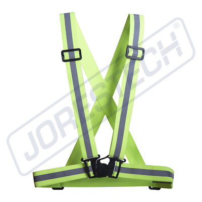 New Hi Vis Reflective Vest Safety Belt Running Walking Cycling Biking JORESTECH