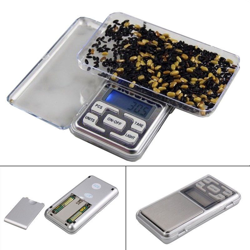 Profi LCD Edelstahl Feinwaage Digitale 0.01 Taschenwaage Präzisionswaage Tare DE