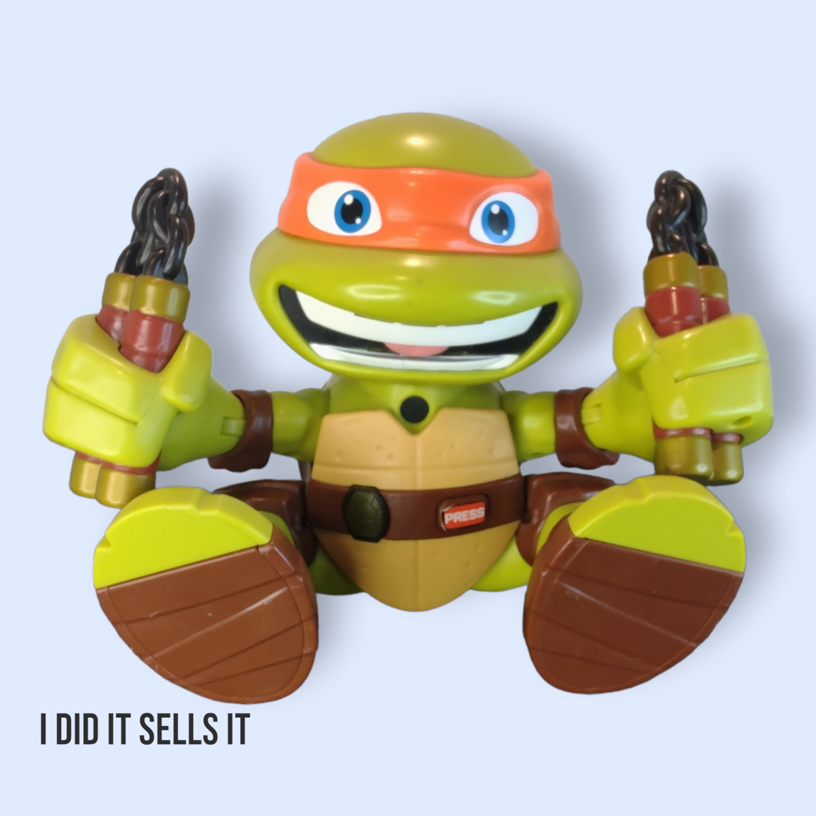 Boneco brinquedo Teenage Mutant Ninja Turtles Talk to Me
