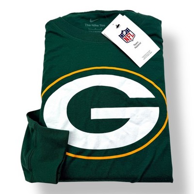 Nike Green Bay Packers NFL Long Sleeve T-Shirt Large Green NWT NKAC-3EE-7T-CLH