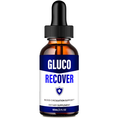 (1 Pack) Gluco Recover Blood Drops for Managing Blood Sugar & Pressure Levels 