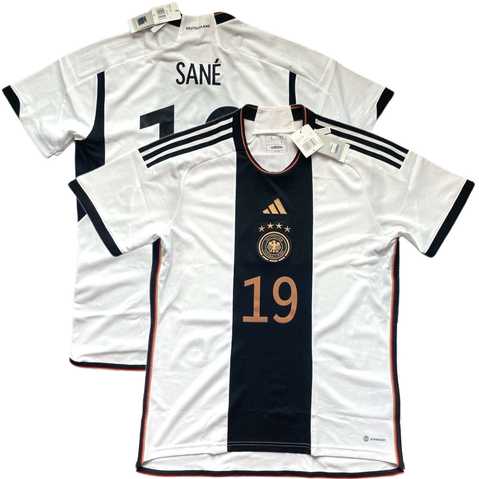 ウェア 2022 Germany National Team Uniform SANE Adidas Authentic Leroy Sane Team Germany 2022 World Cup