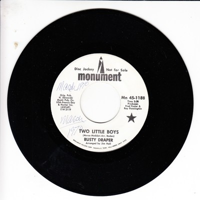 RUSTY DRAPER Two Little Boys VG(+) 45 RPM