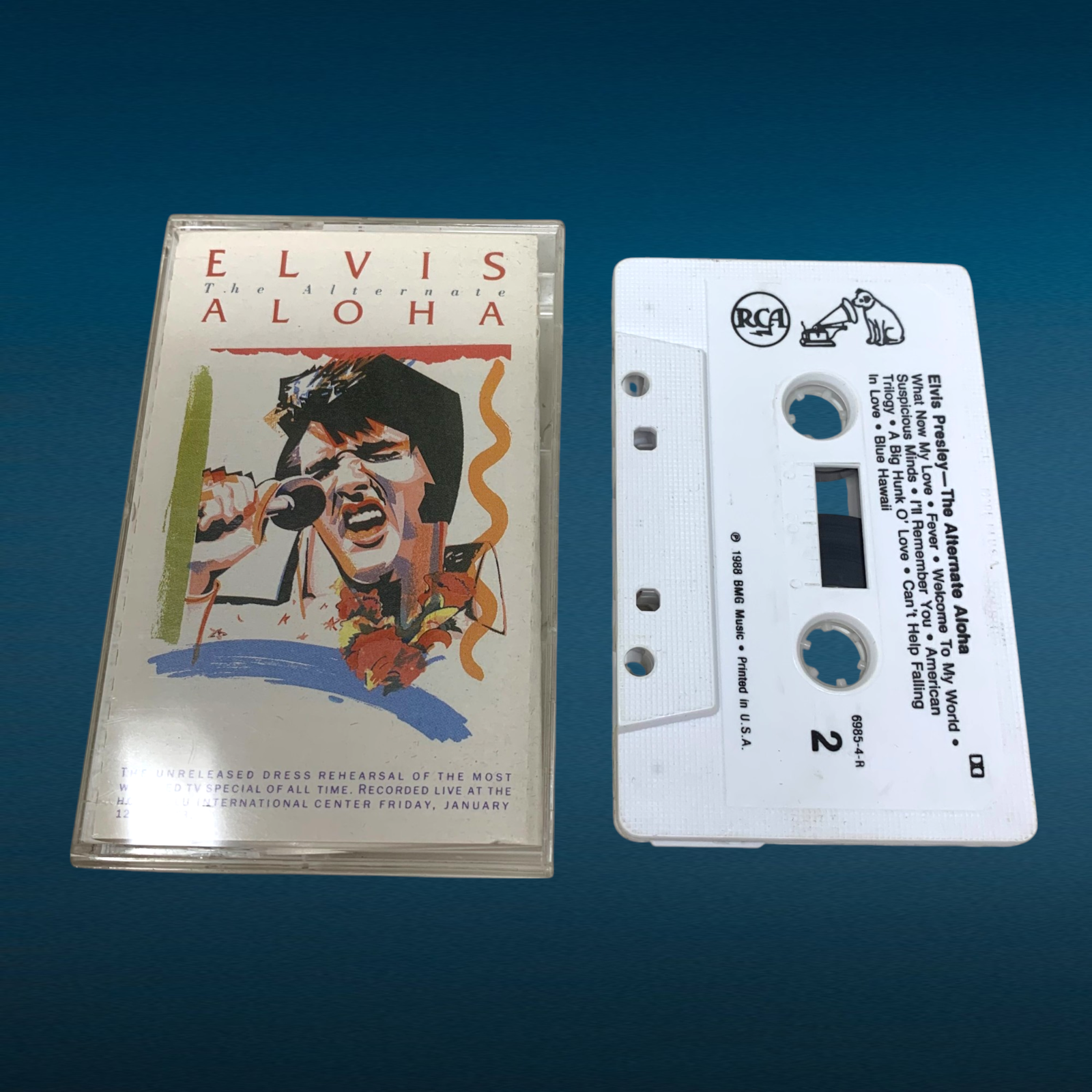 Elvis Presley: The Alternate Aloha Hawaiian Audio Cassette Tape RCA 1988 Tested
