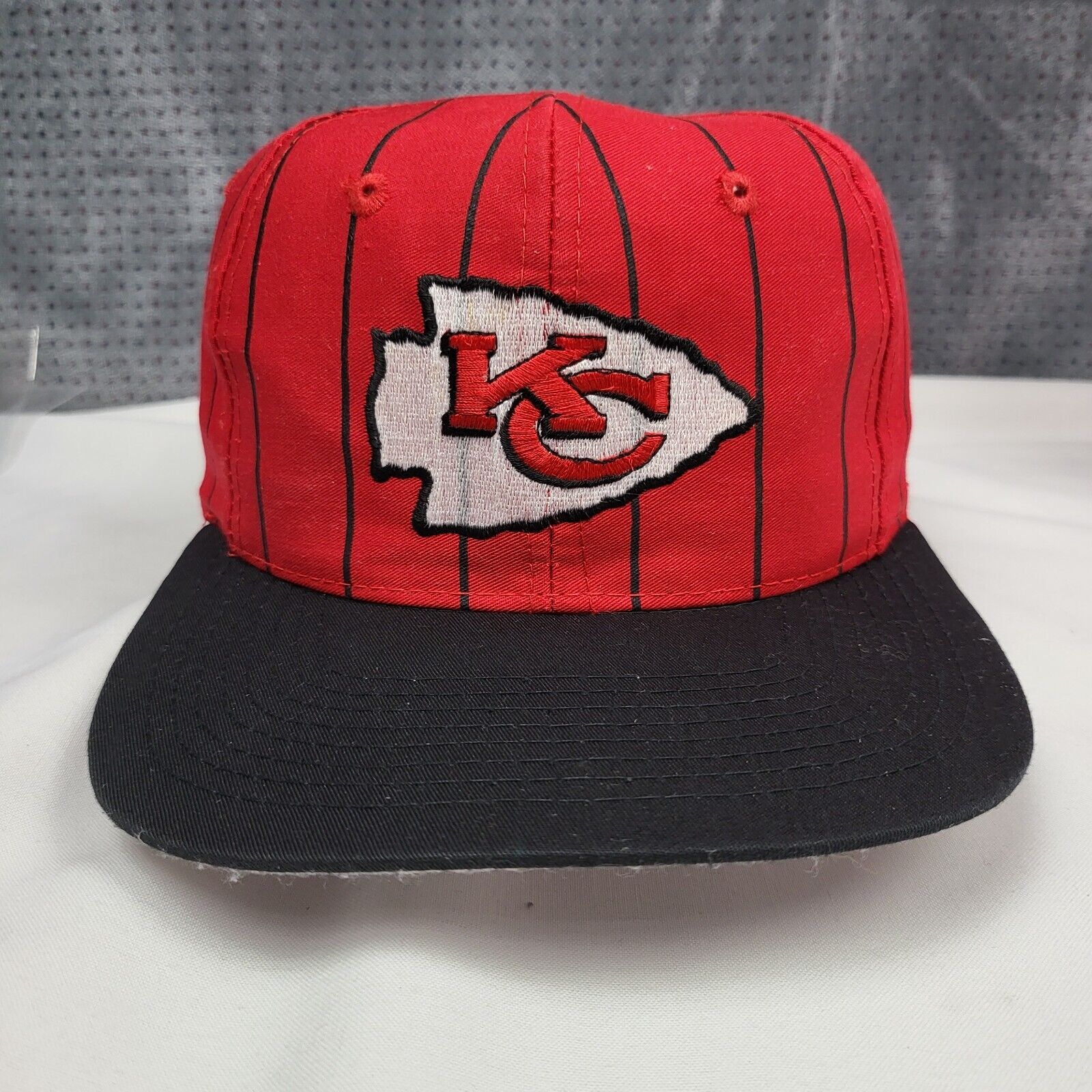 Vintage Kansas City Chiefs Snapback Hat Twill Team NFL Red Vintage Kansas City Chiefs Snapback Hat Twill Team NFL Red