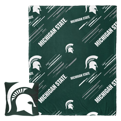Набор подушек и шелковых одеял Northwest NCAA Michigan State Spartans