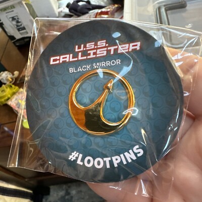 U.S.S. Callister Metal Pin - Black Mirror - 2019 Loot Crate Exclusive  Star Trek