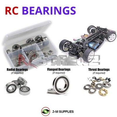 RCScrewZ Rubber Shielded Bearings tam006r for Tamiya TA04-S 4WD (58274) | KIT