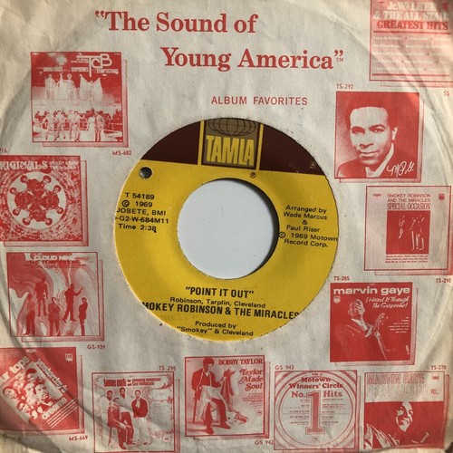 Smokey Robinson & Miracles Point it out/Darling dear Tamla U.S.  7" 1969