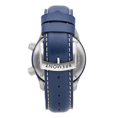 Pre-owned Bremont U-2 Stainless Steel Blue Dial 43mm Automatic Men's Watch U2-bl-r-s