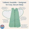 TOTBASIC Baby Swaddle Blanket 3-6 Months, 1.0 TOG 3-Way Adjustable Baby Sleep Sack, Sage