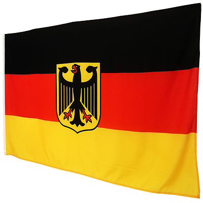 Fahne Deutschland mit Adler 90 x 150 deutsche Flagge Nationalflagge