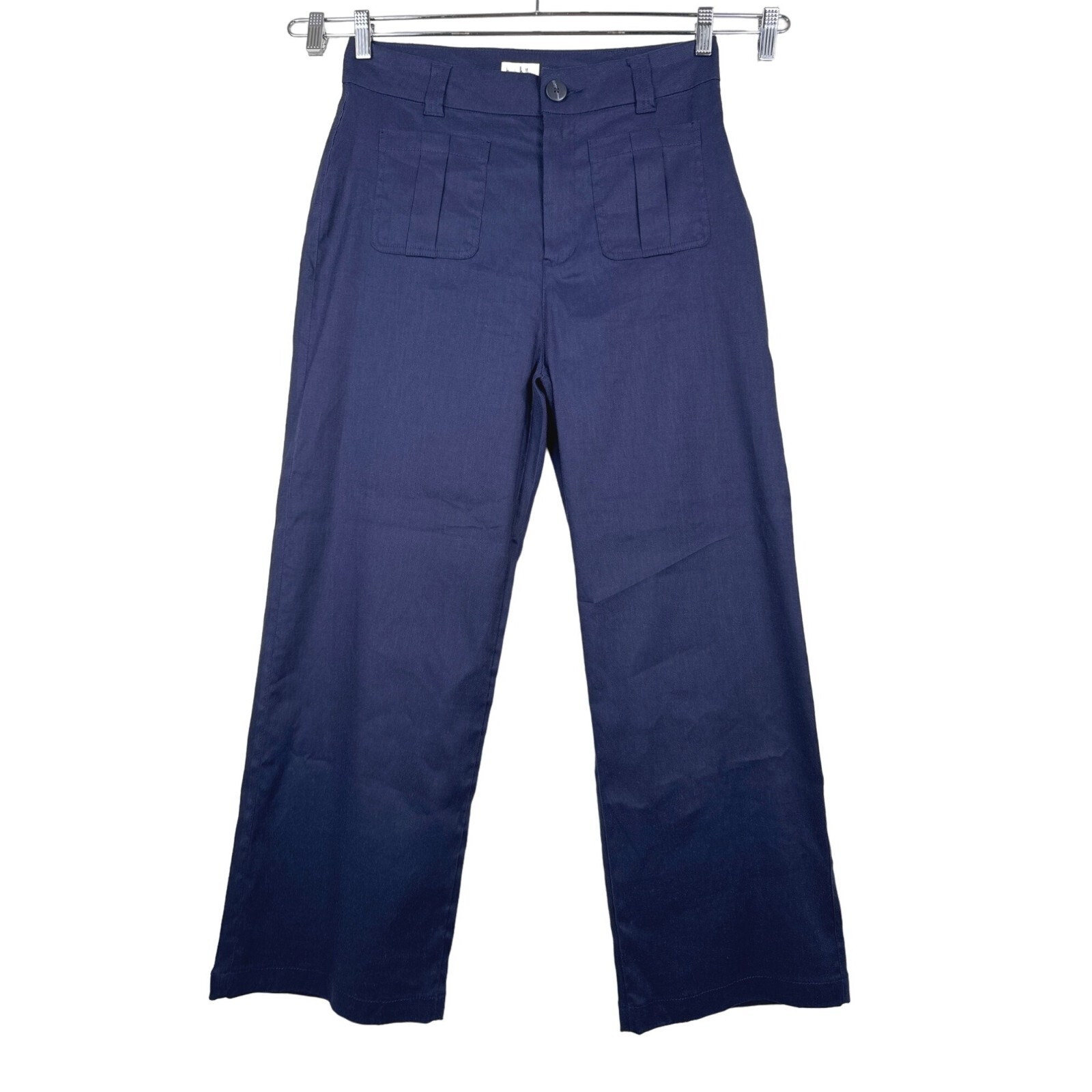 パンツ 90s USA label navy linen tencel slacks $_57.JPG?set_id=880000500F