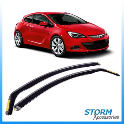 Vauxhall Astra J Rear Window Louvres Show Stance Race Track Gtc Sri