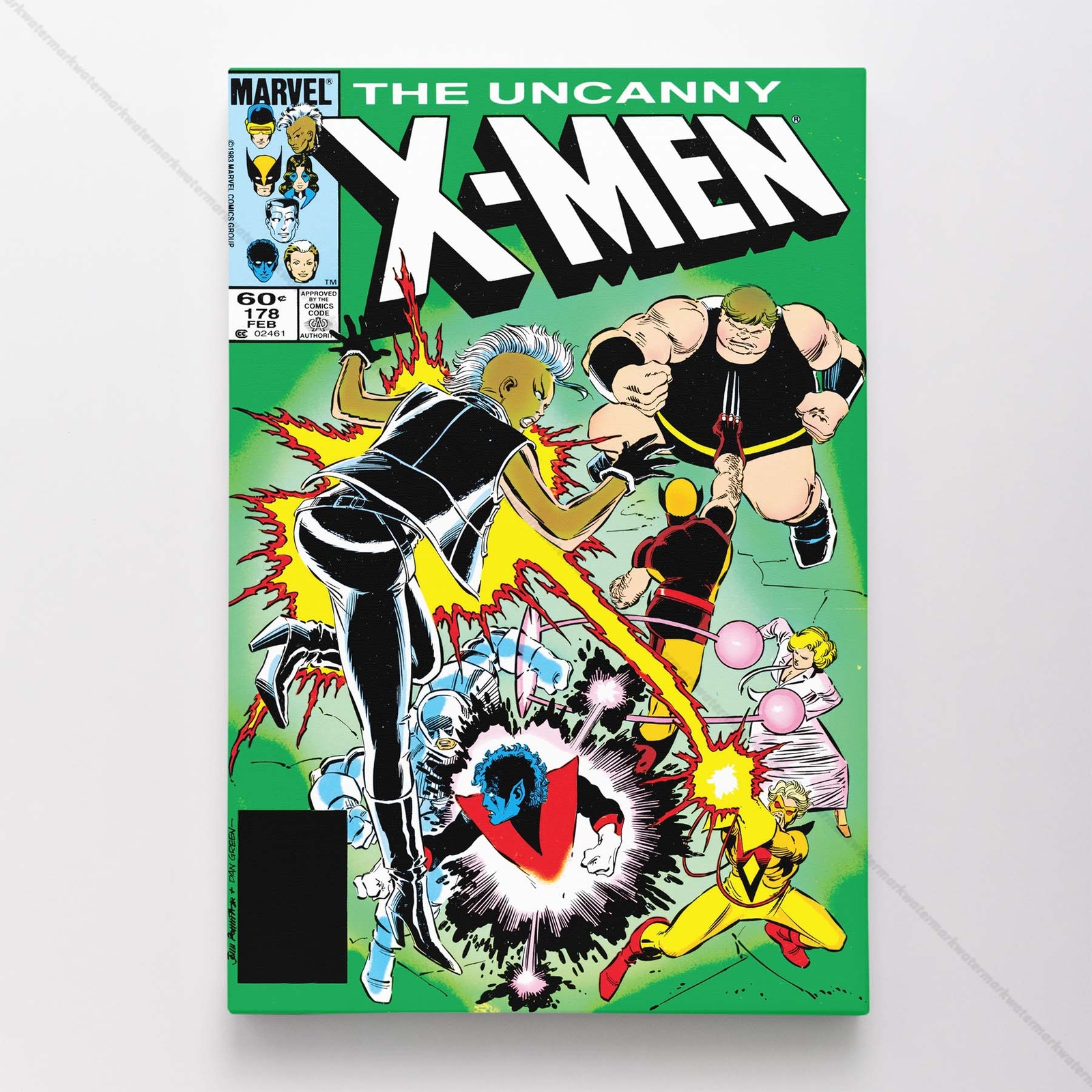 Uncanny X-Men Poster Canvas Vol 1 #178 Xmen Marvel Comic Book Art Print