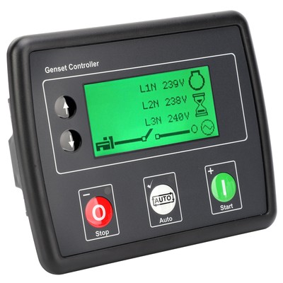 Auto Mains Failure Control Module Self-Starting LCD Protection Controller