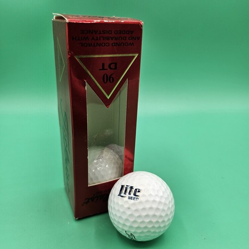 希少　miller ビザボール Vintage Miller Lite Beer LOGO GOLF BALL Titleist Pack Of 2