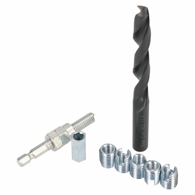 BaerFix Imperial UNC 5/16 x 18 Self Tapping Damaged Thread Repair Kit Inserts