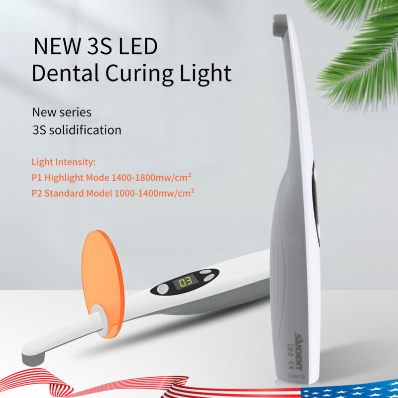 Dental Wireless Cordless Curing Light Composite Resin Cure Lamp LED-B Lampara 3S