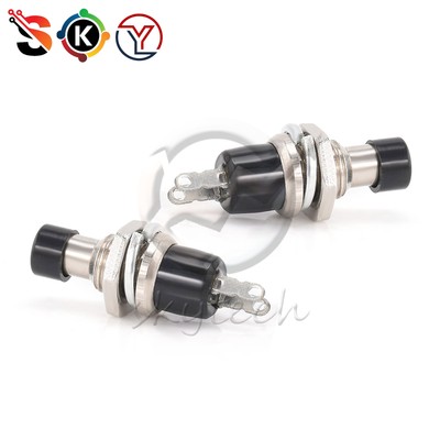 PBS-110/PBS-11B 12mm Push Button Switch No Self-Lock ON/OFF Lock 5 Color A3GU