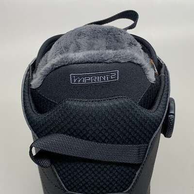 Pre-owned Burton Ruler Boa Medium Stiff Snowboard Boot Black Sz Mens 10 20317100-001