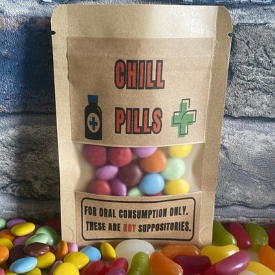 Funny Chill Out Anxiety Chocolate Joke Novelty Sweets Birthday Christmas Gift