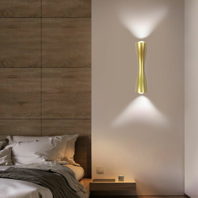 Elegant LED Wall Light Up&Down Sconce Lamp Lighting Bedroom Hallway Light Decor