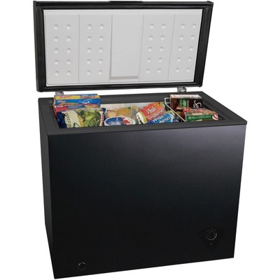 Chest Freezer Large Frozen Food Storage Baskets Garage Shop Basement Black