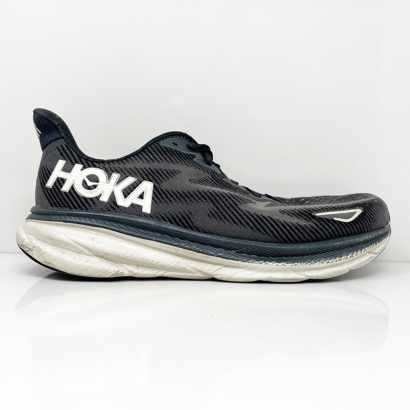 Hoka One One Womens Clifton 9 1132211 BWHT Black Running