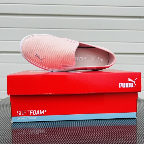 

Спортивные кроссовки Puma Bari Slip On Cat Low (женский размер 10) #704, Розовый, Sport Classics