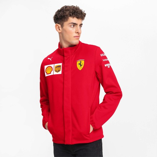 

[763031-01] Мужская куртка Puma SF Ferrari Team Softshell, Красный