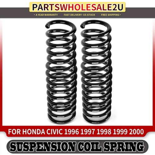 Topliftsupport Complete Rear Strut Assembly With Coil Springs - For 96-00 Honda Civic (Pair)-717072