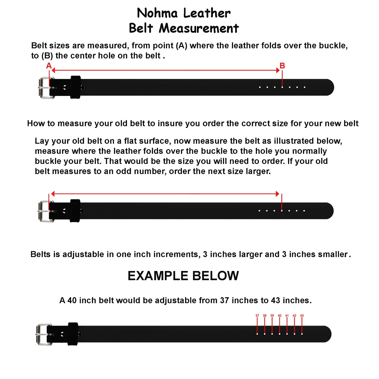 Buffalo Leather Casual Belt Strap_No Buckle_1-1/2"_Amish Handmade Black - Brown