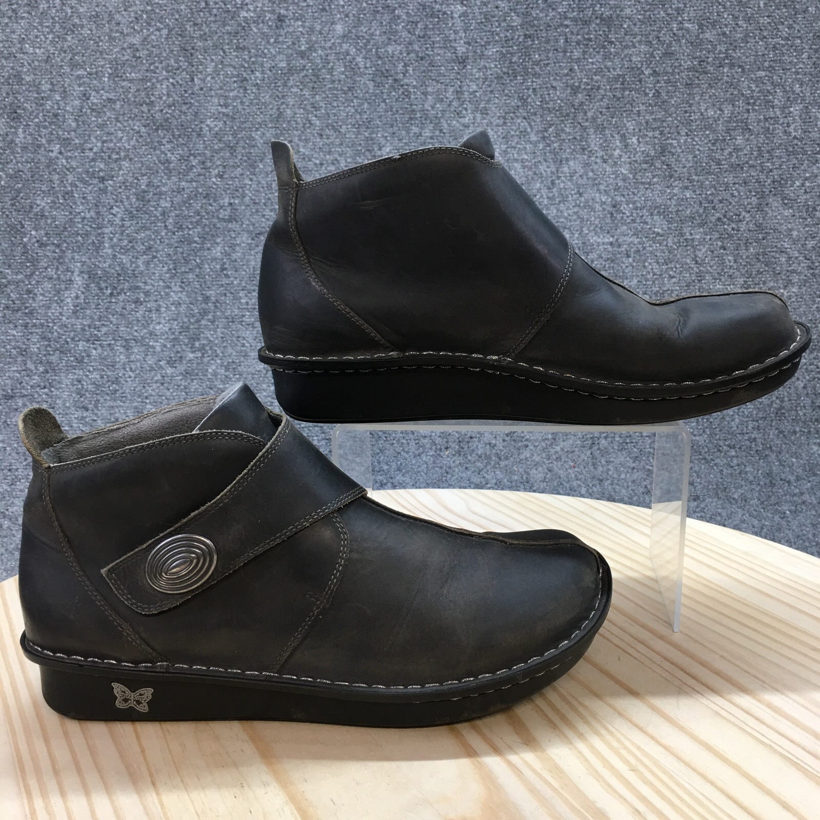 Alegria Boots Womens 41 Caiti Split Toe Wedge Ankle Boot CAT