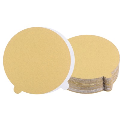 50pcs PSA Sanding Discs 6'' x 120 Grit Self Adhesive Sticky-Back Sandpaper w/ Tab