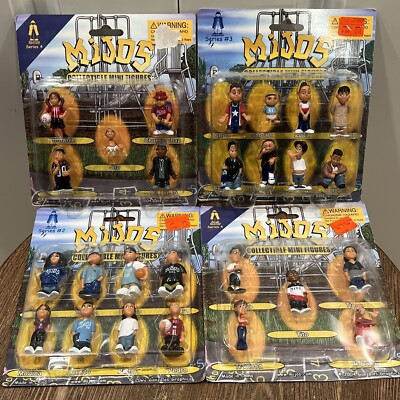 Lot Of 4 Mijos Mini Figures - Series 2 3 4 Homie Shop Homieshop New NIP