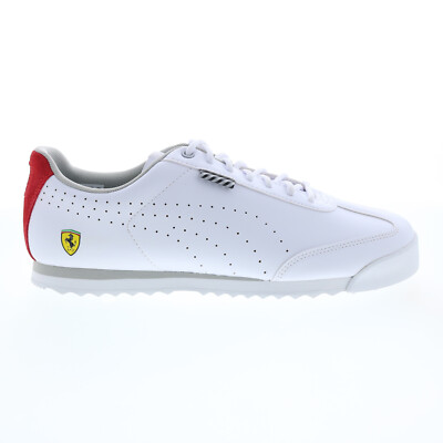 

Puma Ferrari Roma Via Perf 30703202 Мужские белые кроссовки для автоспорта, Белый, Puma Ferrari Roma Via Perf