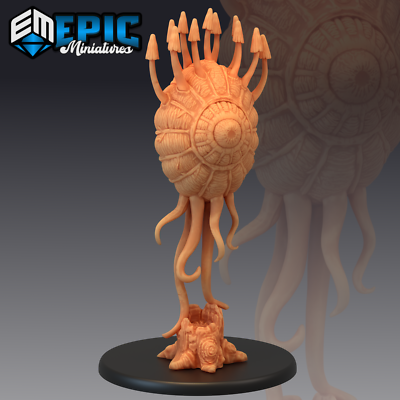 GAS SPORE, Dungeons and Dragon Miniature, D&D Fantasy Tentacle Fungi Creature