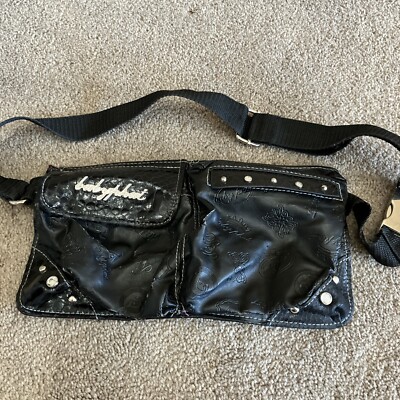 Baby Phat Black fanny pack adjustable strap