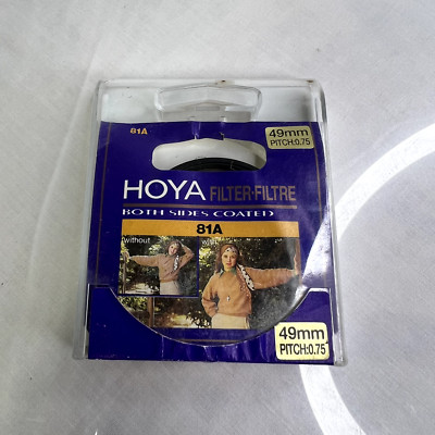 49mm Hoya 81A Glass Lens filter 81 A Japan Coated 49 mm Camera 81 A