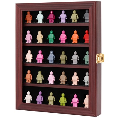 VERANI Minifigures Miniature Display Case Collectibles Display Box Wall Mount Fi