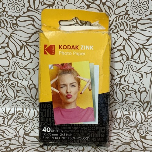 📀 Kodak 50x76mm/2x3 inch Zero Zink Photo Paper - 40 Sheets