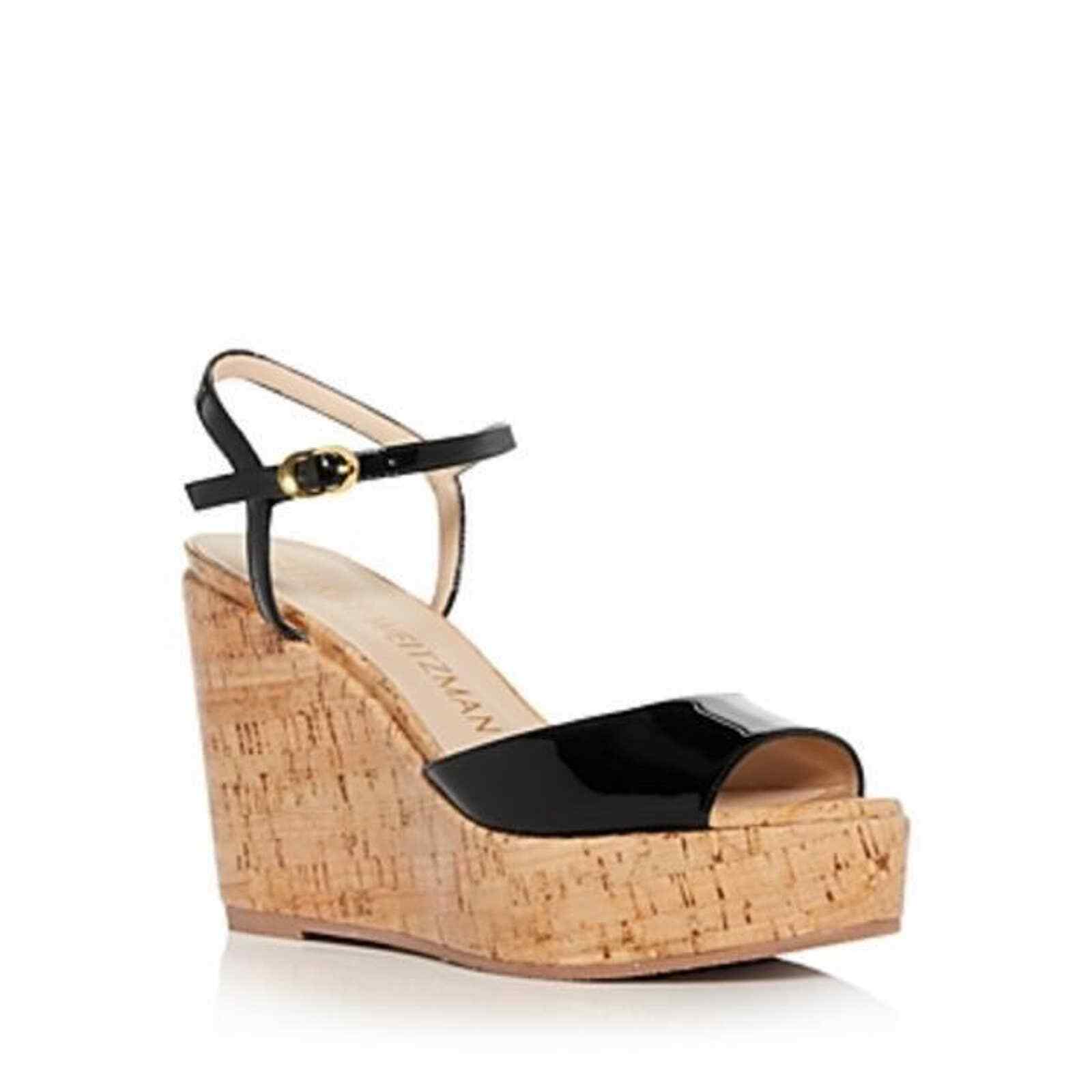 

Женские босоножки на танкетке Stuart Weitzman Palmina 39,5 евро США 9, Черный